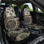 Collingwood Magpies NAIDOC Week 2026 Car Seat Cover Australian Aboriginal Dot Art Dreamtime Pattern Style