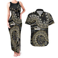 Collingwood Magpies NAIDOC Week 2026 Couples Matching Tank Maxi Dress and Hawaiian Shirt Australian Aboriginal Dot Art Dreamtime Pattern Style