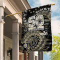 Collingwood Magpies NAIDOC Week 2026 Garden Flag Australian Aboriginal Dot Art Dreamtime Pattern Style