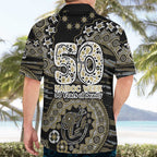 Collingwood Magpies NAIDOC Week 2026 Hawaiian Shirt Australian Aboriginal Dot Art Dreamtime Pattern Style
