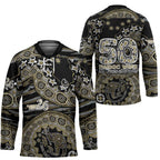 Collingwood Magpies NAIDOC Week 2026 Hockey Jersey Australian Aboriginal Dot Art Dreamtime Pattern Style