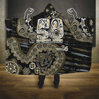 Collingwood Magpies NAIDOC Week 2026 Hooded Blanket Australian Aboriginal Dot Art Dreamtime Pattern Style