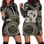 Collingwood Magpies NAIDOC Week 2026 Hoodie Dress Australian Aboriginal Dot Art Dreamtime Pattern Style