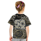 Collingwood Magpies NAIDOC Week 2026 Kid T Shirt Australian Aboriginal Dot Art Dreamtime Pattern Style