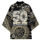 Collingwood Magpies NAIDOC Week 2026 Kimono Australian Aboriginal Dot Art Dreamtime Pattern Style