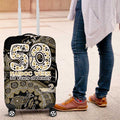 Collingwood Magpies NAIDOC Week 2026 Luggage Cover Australian Aboriginal Dot Art Dreamtime Pattern Style