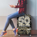 Collingwood Magpies NAIDOC Week 2026 Luggage Cover Australian Aboriginal Dot Art Dreamtime Pattern Style