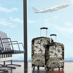 Collingwood Magpies NAIDOC Week 2026 Luggage Cover Australian Aboriginal Dot Art Dreamtime Pattern Style