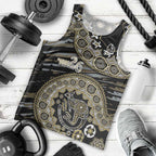 Collingwood Magpies NAIDOC Week 2026 Men Tank Top Australian Aboriginal Dot Art Dreamtime Pattern Style