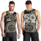 Collingwood Magpies NAIDOC Week 2026 Men Tank Top Australian Aboriginal Dot Art Dreamtime Pattern Style