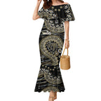 Collingwood Magpies NAIDOC Week 2026 Mermaid Dress Australian Aboriginal Dot Art Dreamtime Pattern Style