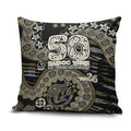 Collingwood Magpies NAIDOC Week 2026 Pillow Cover Australian Aboriginal Dot Art Dreamtime Pattern Style