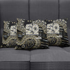 Collingwood Magpies NAIDOC Week 2026 Pillow Cover Australian Aboriginal Dot Art Dreamtime Pattern Style