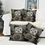 Collingwood Magpies NAIDOC Week 2026 Pillow Cover Australian Aboriginal Dot Art Dreamtime Pattern Style