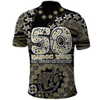 Collingwood Magpies NAIDOC Week 2026 Polo Shirt Australian Aboriginal Dot Art Dreamtime Pattern Style
