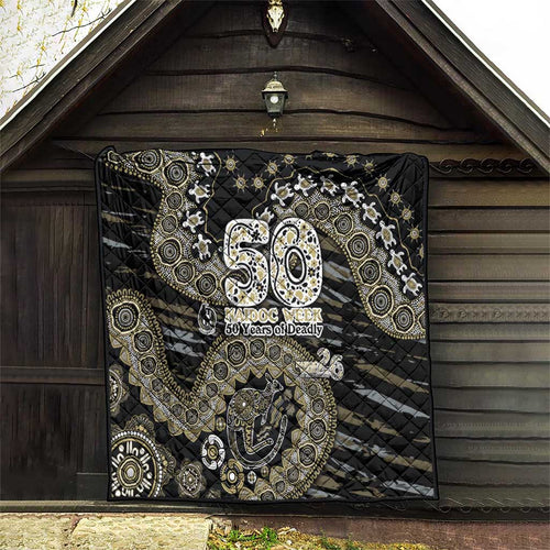 Collingwood Magpies NAIDOC Week 2026 Quilt Australian Aboriginal Dot Art Dreamtime Pattern Style