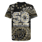 Collingwood Magpies NAIDOC Week 2026 Rugby Jersey Australian Aboriginal Dot Art Dreamtime Pattern Style