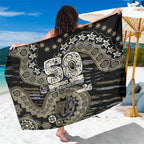 Collingwood Magpies NAIDOC Week 2026 Sarong Australian Aboriginal Dot Art Dreamtime Pattern Style