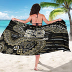 Collingwood Magpies NAIDOC Week 2026 Sarong Australian Aboriginal Dot Art Dreamtime Pattern Style