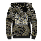 Collingwood Magpies NAIDOC Week 2026 Sherpa Hoodie Australian Aboriginal Dot Art Dreamtime Pattern Style
