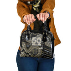 Collingwood Magpies NAIDOC Week 2026 Shoulder Handbag Australian Aboriginal Dot Art Dreamtime Pattern Style