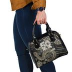 Collingwood Magpies NAIDOC Week 2026 Shoulder Handbag Australian Aboriginal Dot Art Dreamtime Pattern Style