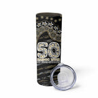 Collingwood Magpies NAIDOC Week 2026 Skinny Tumbler Australian Aboriginal Dot Art Dreamtime Pattern Style