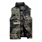 Collingwood Magpies NAIDOC Week 2026 Sleeveless Puffer Jacket Australian Aboriginal Dot Art Dreamtime Pattern Style