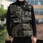 Collingwood Magpies NAIDOC Week 2026 Sleeveless Puffer Jacket Australian Aboriginal Dot Art Dreamtime Pattern Style