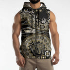 Collingwood Magpies NAIDOC Week 2026 Sleeveless Zip Hoodie Australian Aboriginal Dot Art Dreamtime Pattern Style