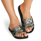 Collingwood Magpies NAIDOC Week 2026 Slide Sandals Australian Aboriginal Dot Art Dreamtime Pattern Style
