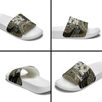 Collingwood Magpies NAIDOC Week 2026 Slide Sandals Australian Aboriginal Dot Art Dreamtime Pattern Style