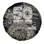 Collingwood Magpies NAIDOC Week 2026 Spare Tire Cover Australian Aboriginal Dot Art Dreamtime Pattern Style