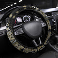 Collingwood Magpies NAIDOC Week 2026 Steering Wheel Cover Australian Aboriginal Dot Art Dreamtime Pattern Style