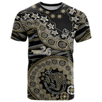 Collingwood Magpies NAIDOC Week 2026 T Shirt Australian Aboriginal Dot Art Dreamtime Pattern Style