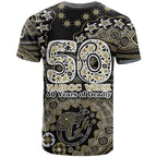 Collingwood Magpies NAIDOC Week 2026 T Shirt Australian Aboriginal Dot Art Dreamtime Pattern Style