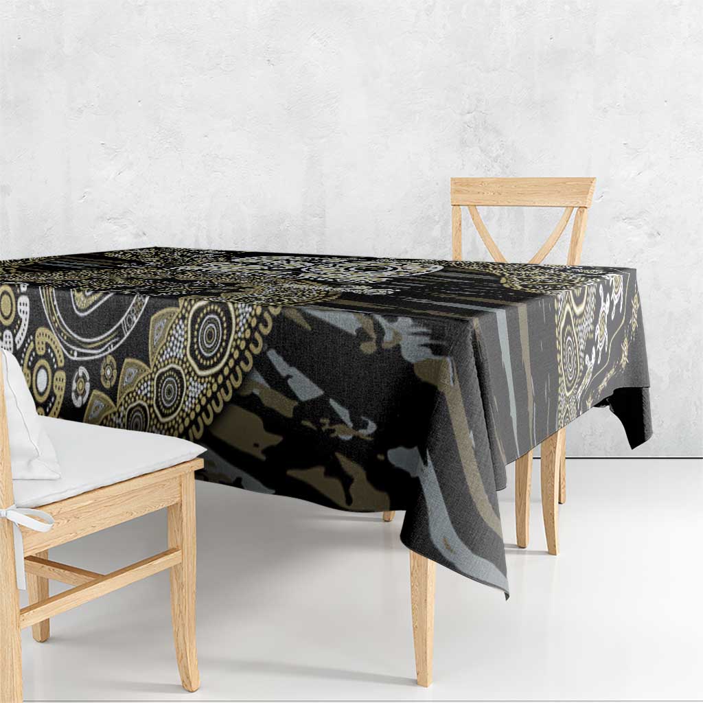 Collingwood Magpies NAIDOC Week 2026 Tablecloth Australian Aboriginal Dot Art Dreamtime Pattern Style