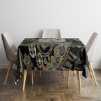 Collingwood Magpies NAIDOC Week 2026 Tablecloth Australian Aboriginal Dot Art Dreamtime Pattern Style