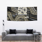Collingwood Magpies NAIDOC Week 2026 Tapestry Australian Aboriginal Dot Art Dreamtime Pattern Style