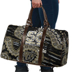 Collingwood Magpies NAIDOC Week 2026 Travel Bag Australian Aboriginal Dot Art Dreamtime Pattern Style