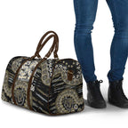 Collingwood Magpies NAIDOC Week 2026 Travel Bag Australian Aboriginal Dot Art Dreamtime Pattern Style
