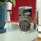 Collingwood Magpies NAIDOC Week 2026 Tumbler Cup Australian Aboriginal Dot Art Dreamtime Pattern Style