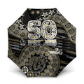 Collingwood Magpies NAIDOC Week 2026 Umbrella Australian Aboriginal Dot Art Dreamtime Pattern Style