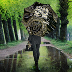 Collingwood Magpies NAIDOC Week 2026 Umbrella Australian Aboriginal Dot Art Dreamtime Pattern Style