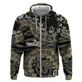 Collingwood Magpies NAIDOC Week 2026 Zip Hoodie Australian Aboriginal Dot Art Dreamtime Pattern Style