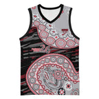 Essendon Bombers NAIDOC Week 2026 Basketball Jersey Australian Aboriginal Dot Art Dreamtime Pattern Style