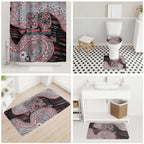 Essendon Bombers NAIDOC Week 2026 Bathroom Set Australian Aboriginal Dot Art Dreamtime Pattern Style