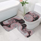 Essendon Bombers NAIDOC Week 2026 Bathroom Set Australian Aboriginal Dot Art Dreamtime Pattern Style