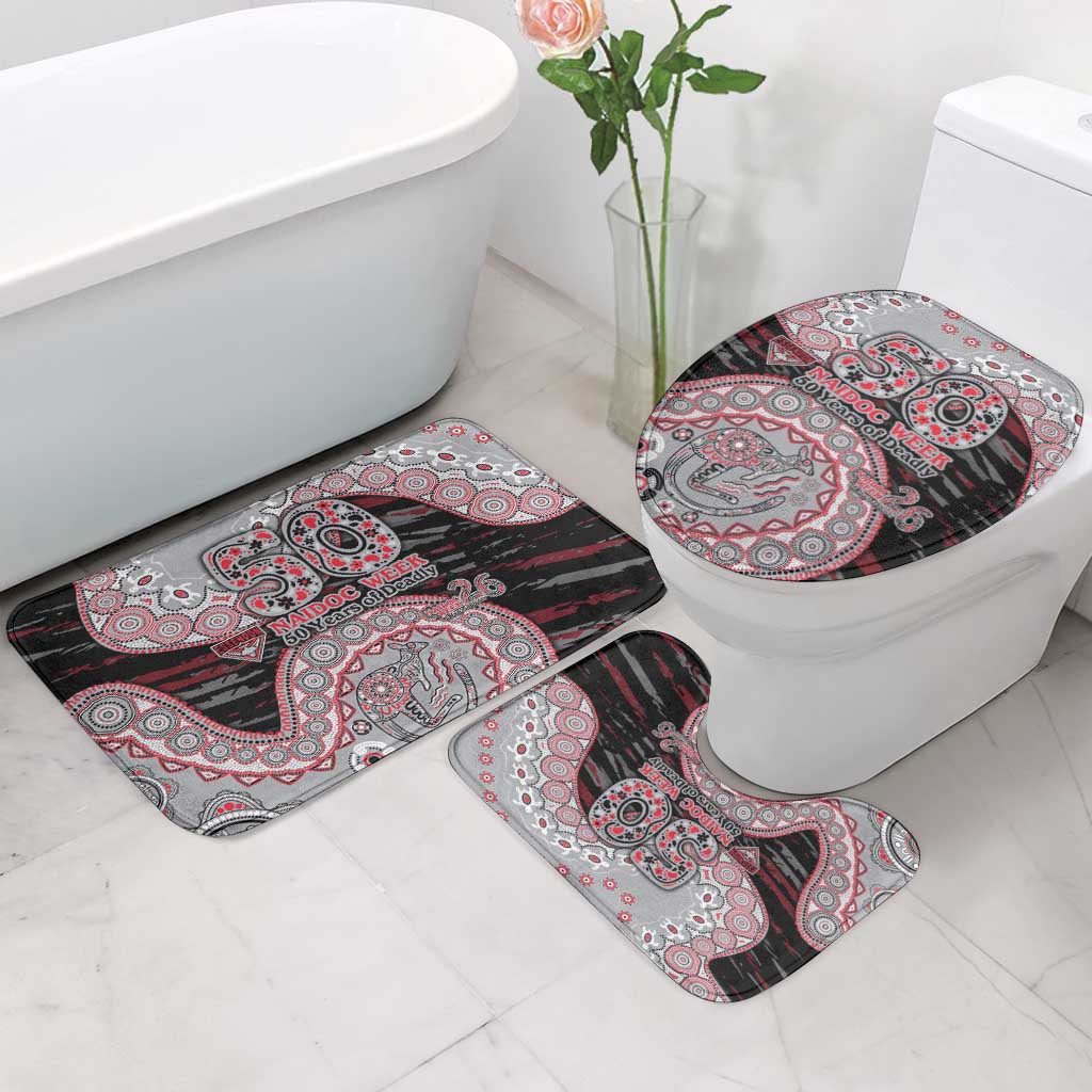 Essendon Bombers NAIDOC Week 2026 Bathroom Set Australian Aboriginal Dot Art Dreamtime Pattern Style