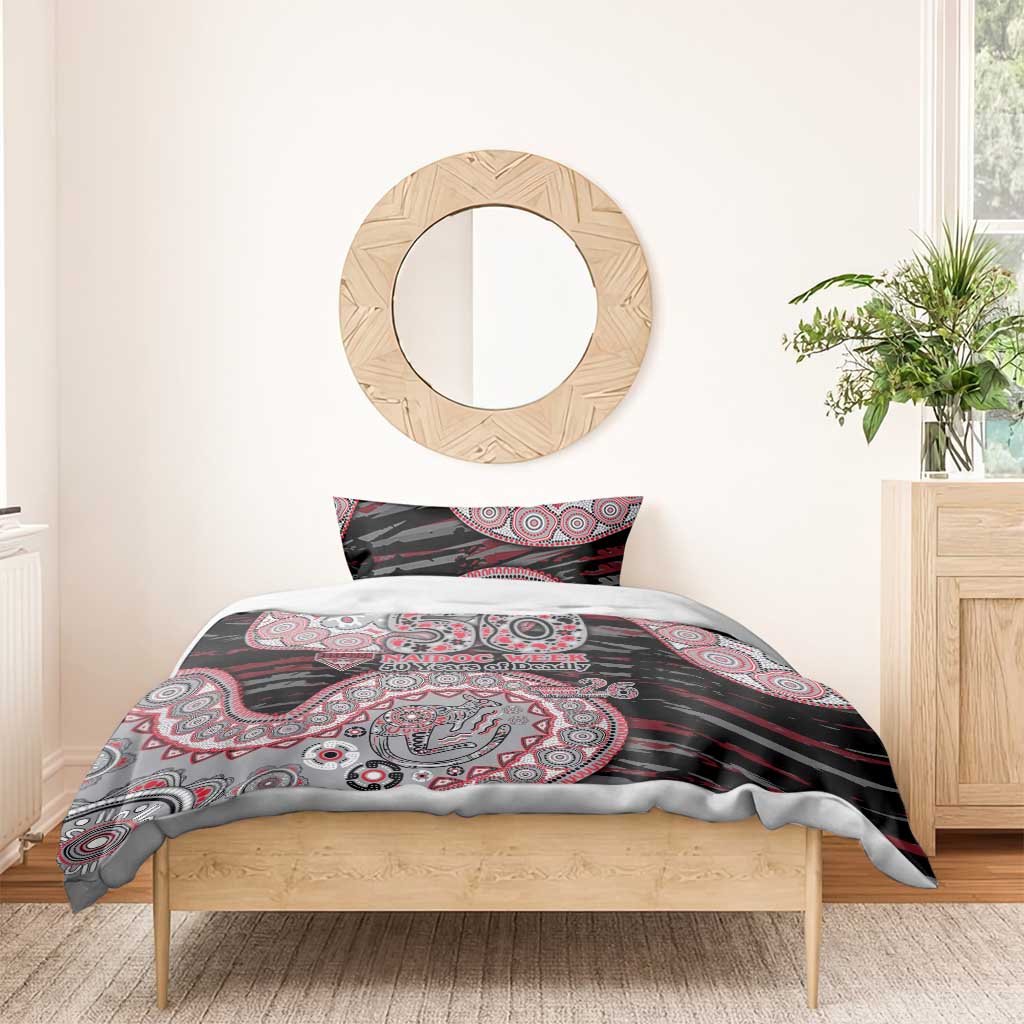 Essendon Bombers NAIDOC Week 2026 Bedding Set Australian Aboriginal Dot Art Dreamtime Pattern Style